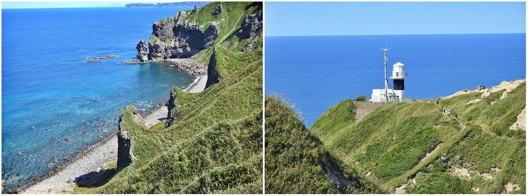 Kamui Cape. The trail to the lighthouse.