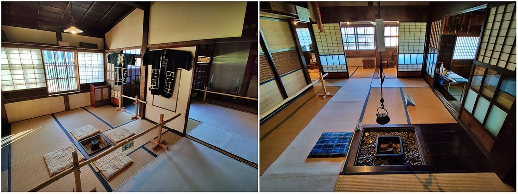 Inside Omoya building.