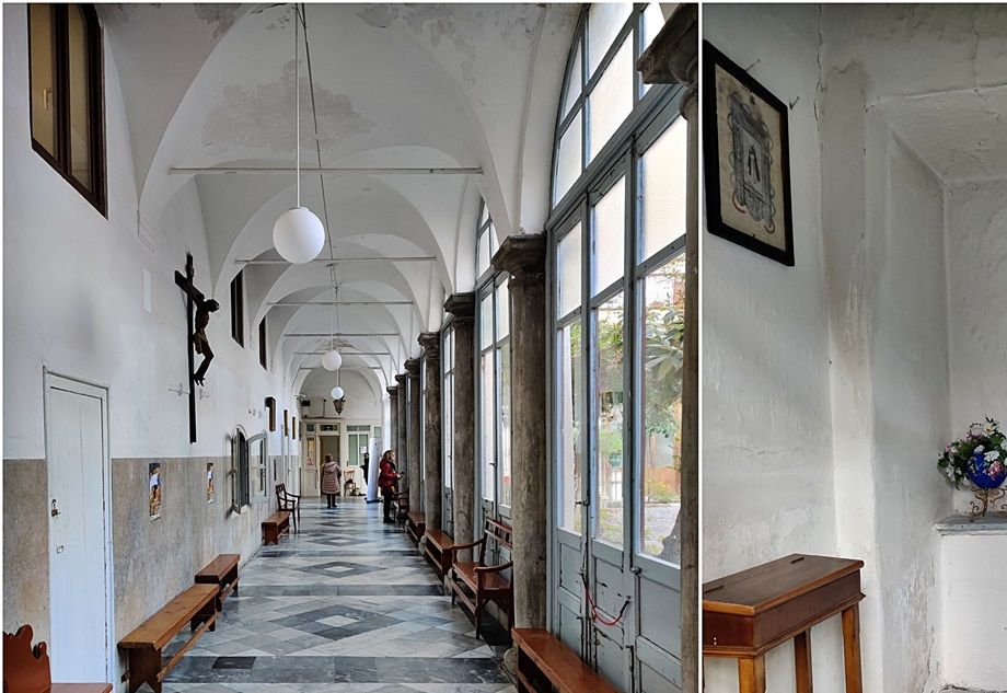Inside Monasterio di Santa Caterina D'Alessandria. The nuns' cells.