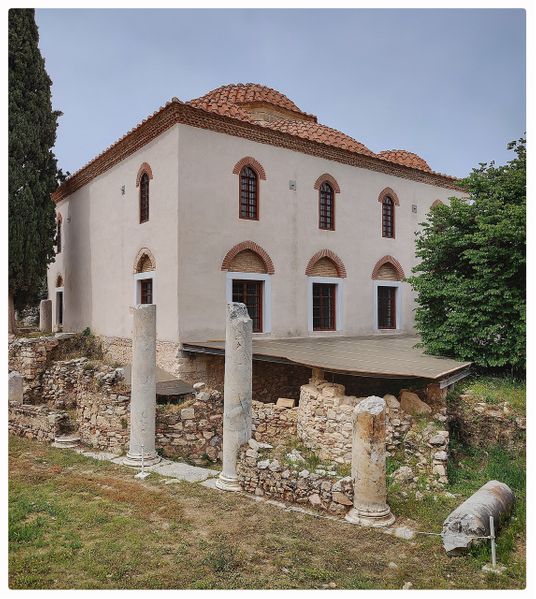 Fethiye Djami. On the right of the picture, can be seen the only part of the original structure, that was demolished between 1668 and 1670.