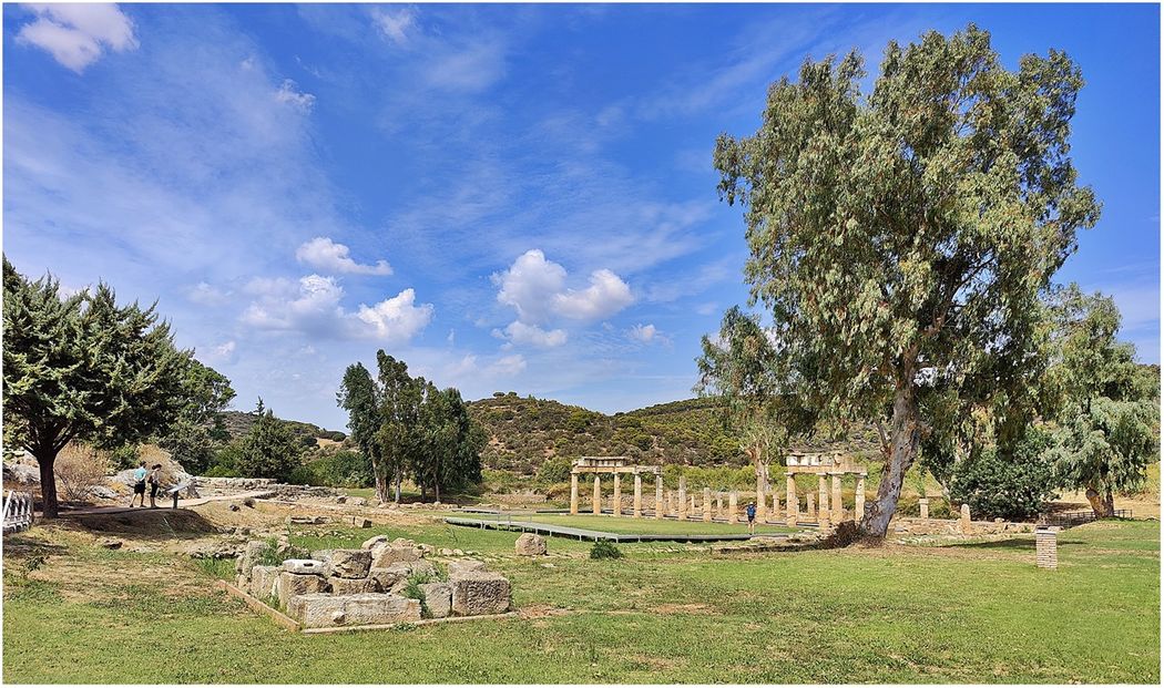The archaeological site (seen from the east).